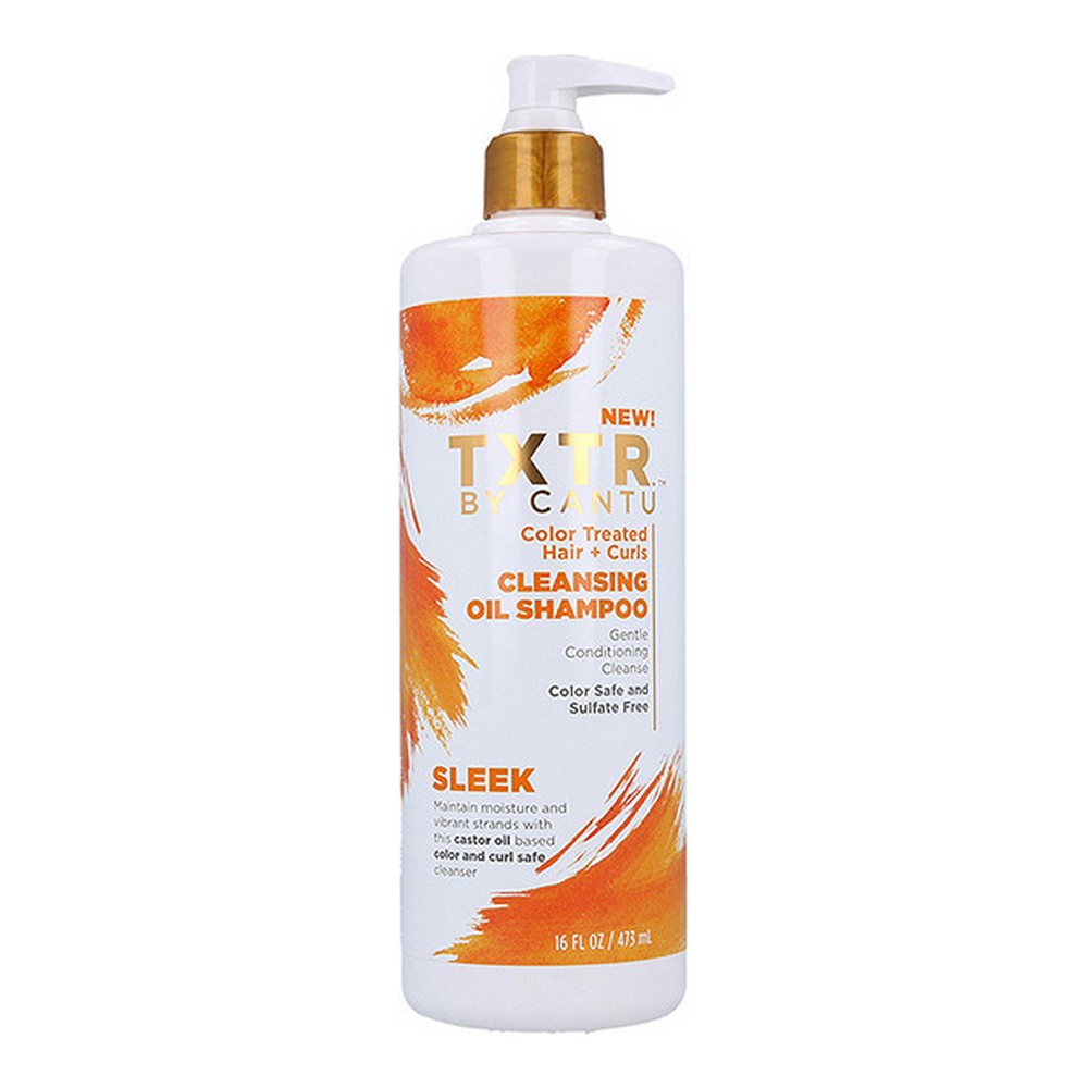 Șampon + Balsam Txtr Sleek Cleansing Oil Cantu (473 ml)