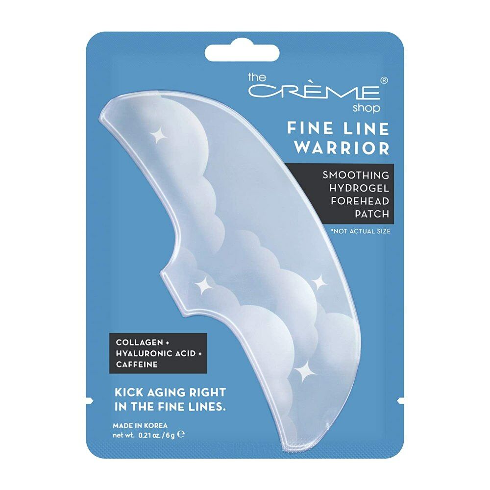 Plasturi Mască The Crème Shop Fine Line Warrior Frunte hidrogel (6 g)
