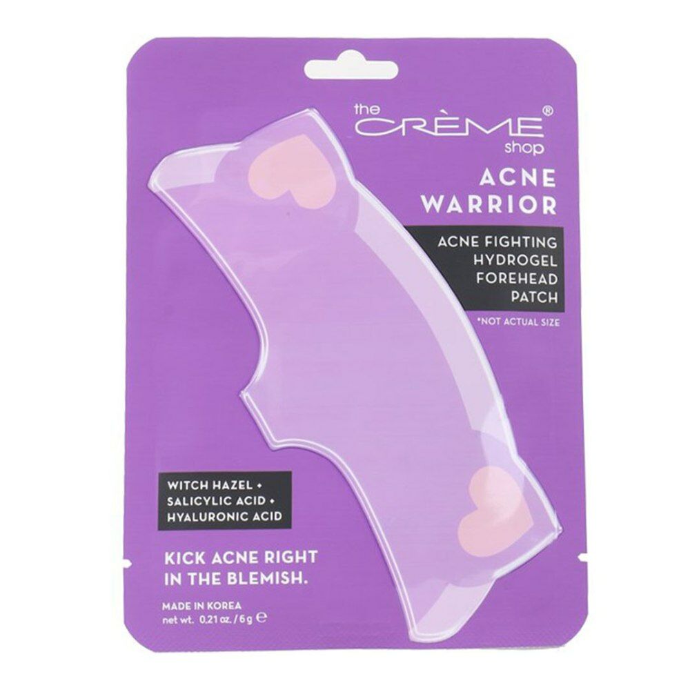 Plasturi Mască The Crème Shop Acne Warrior Frunte hidrogel (6 g)