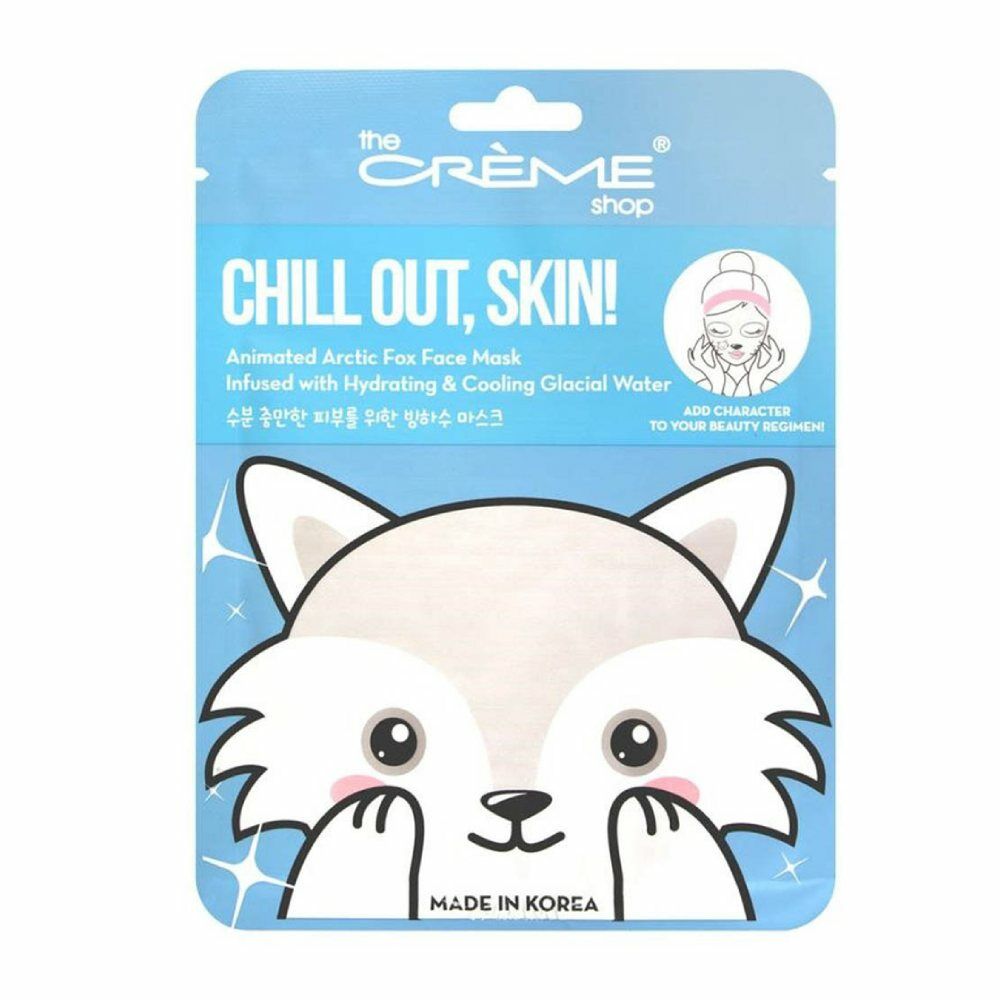Mască de Față The Crème Shop Chill Out, Skin! Artic Fox (25 g)