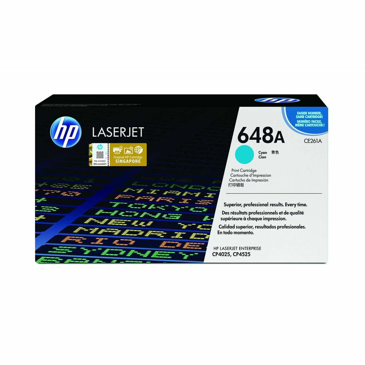 Toner HP 648A Cyan