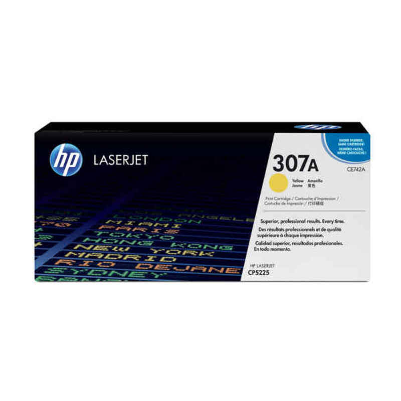 Toner HP CE742A Galben