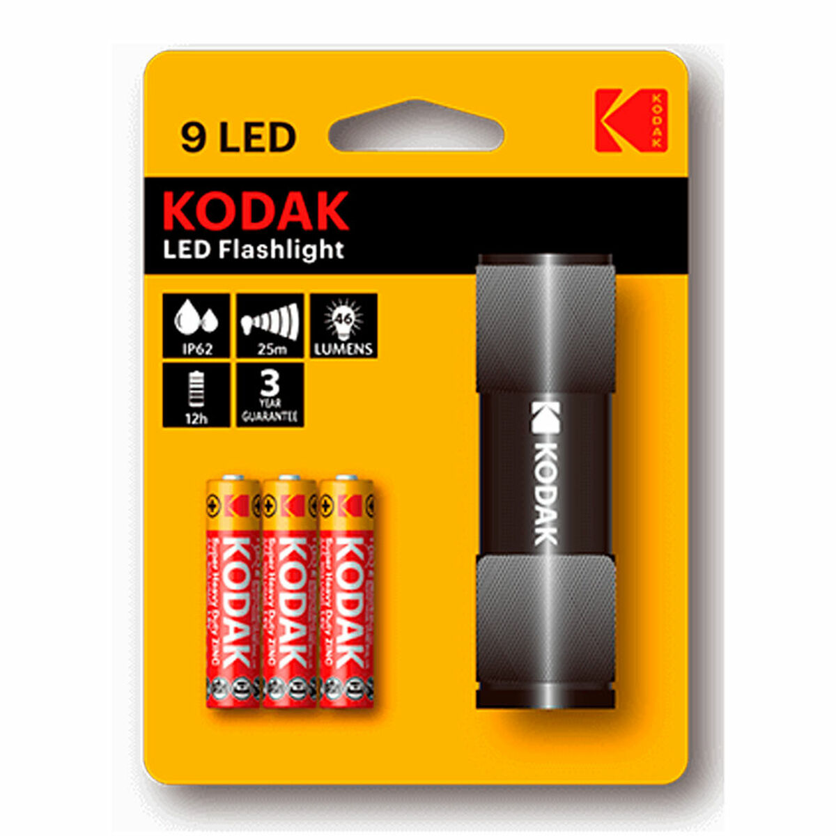 Lanternă LED Kodak  9LED Negru