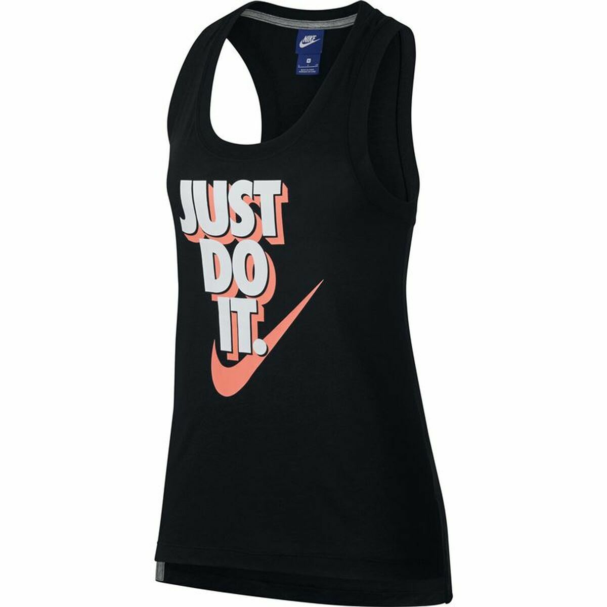 Tricou cu Bretele Damă Nike Just Do It Negru - Mărime S