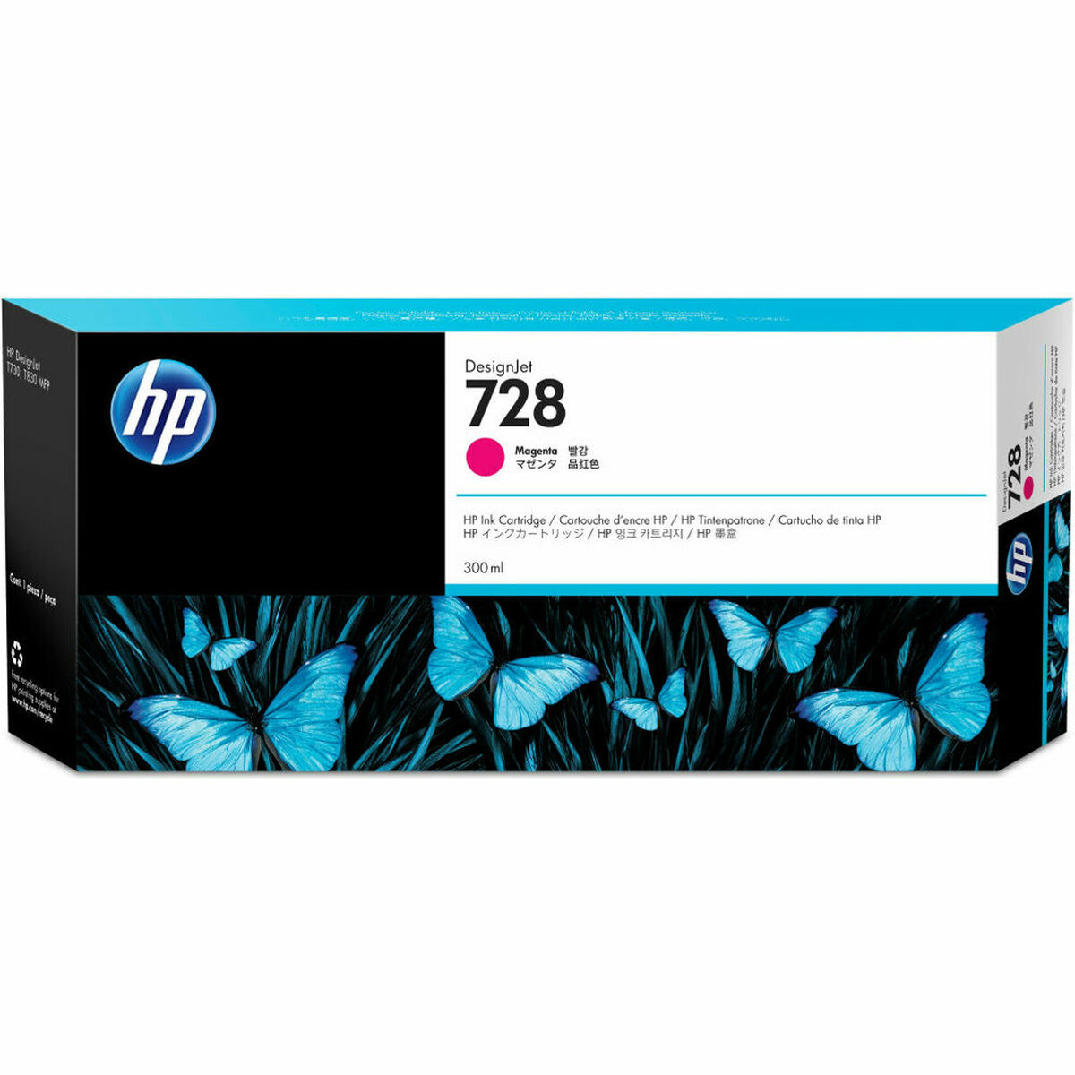 Cartuș cu Cerneală Originală HP 728 Magenta