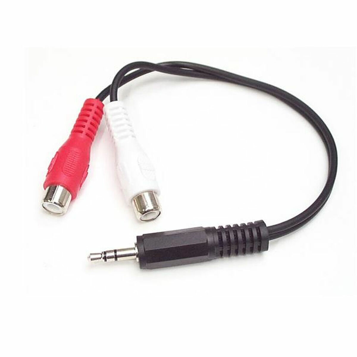 Cablu Audio Jack la RCA Startech MUMFRCA Negru 0,15 m