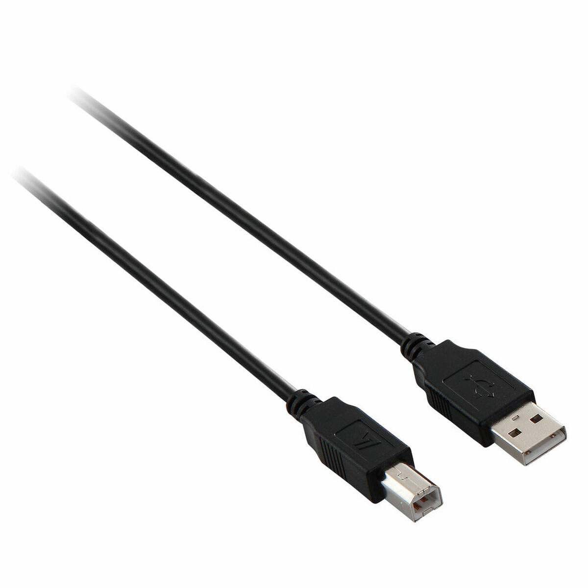 Cablu Micro USB V7 V7E2USB2AB-03M       USB A USB B Negru
