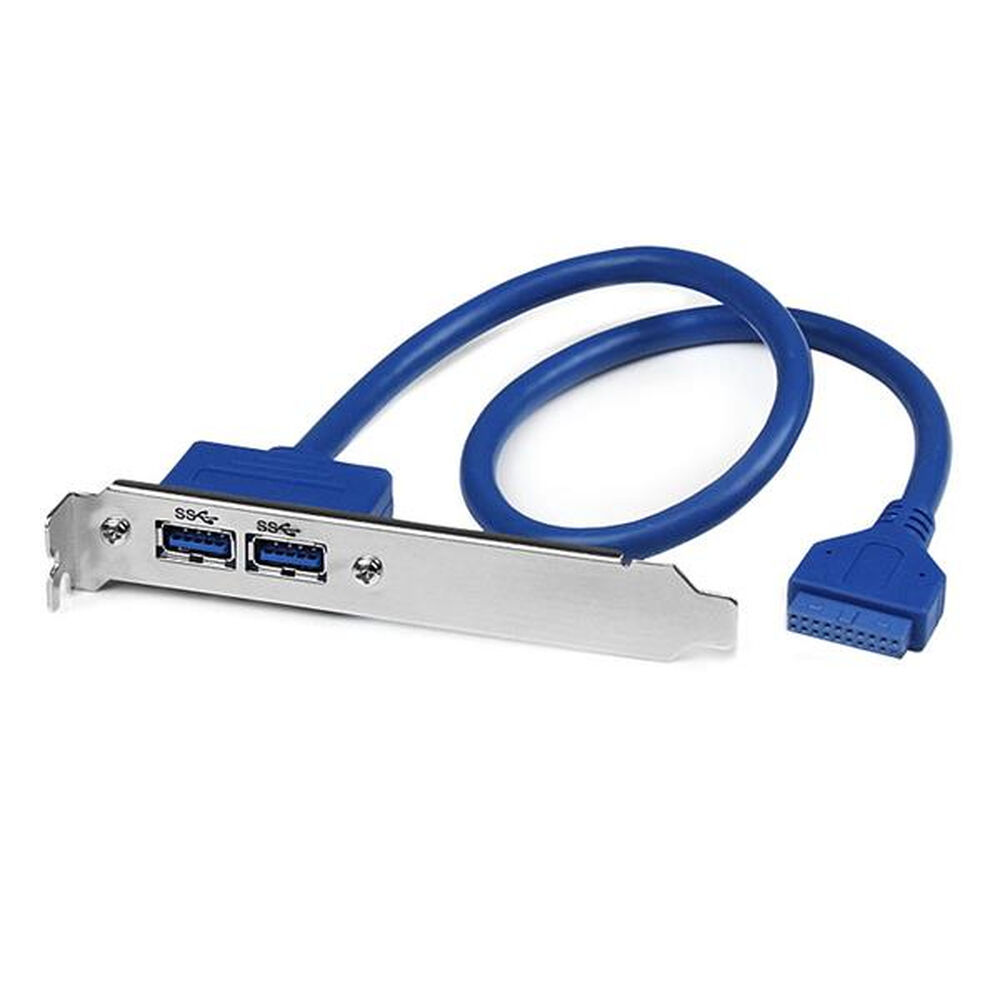 Cablu USB Startech USB3SPLATE           IDC Albastru