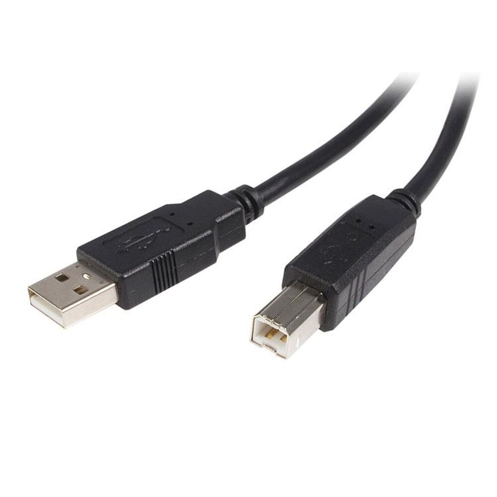 Cablu USB A la USB B Startech USB2HAB3M            Negru