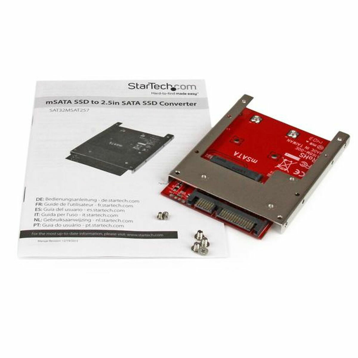 Adaptator SSD Startech SAT32MSAT257         SSD mSATA