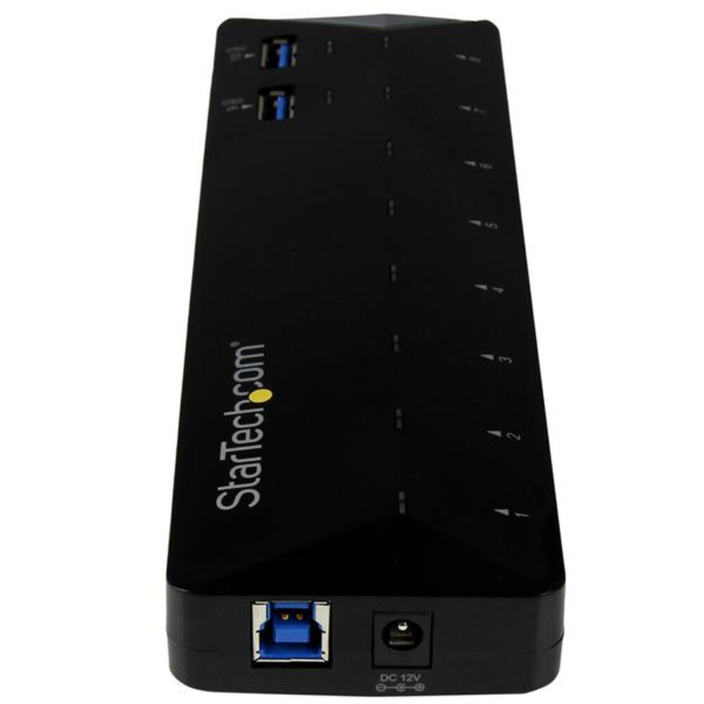 Hub USB Startech ST103008U2C USB 3.0 x 10 Negru