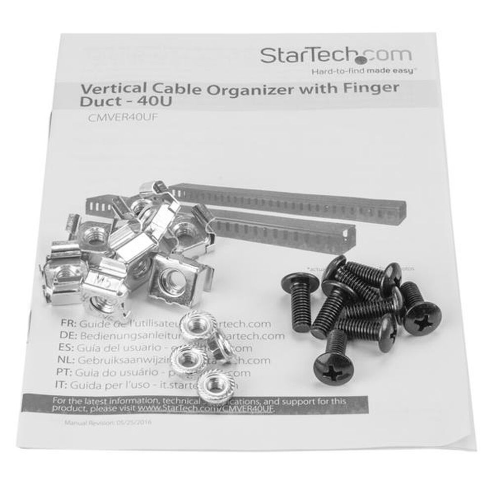 Organizator de Cable Startech CMVER40UF           