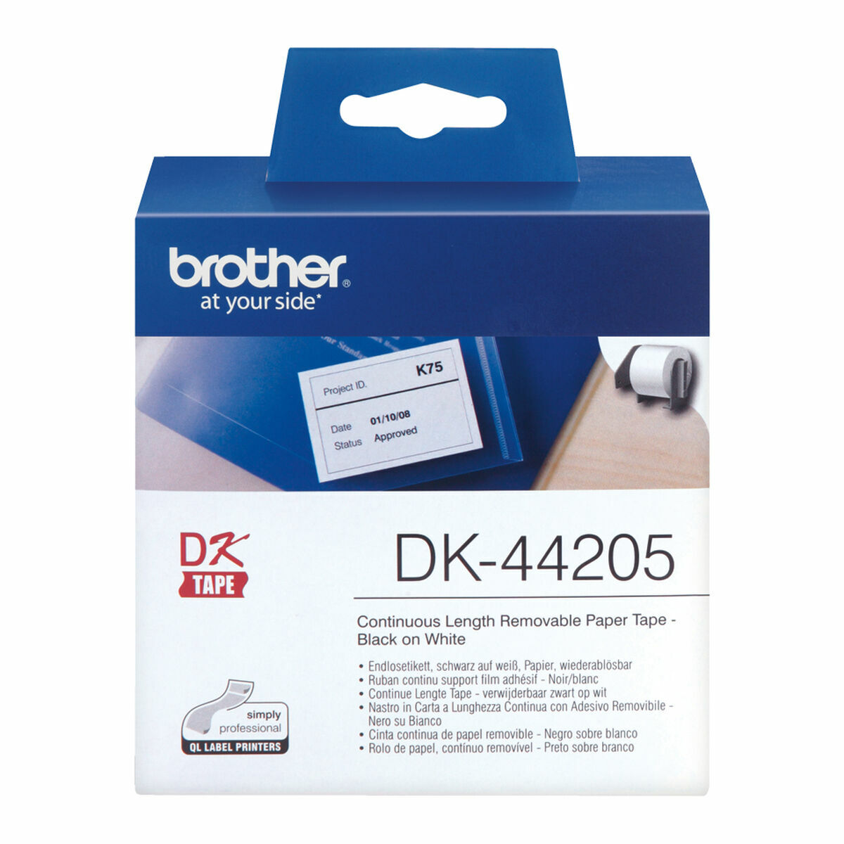 Etichete pentru Imprimantă Brother DK44205              62 mm x 15,24 m