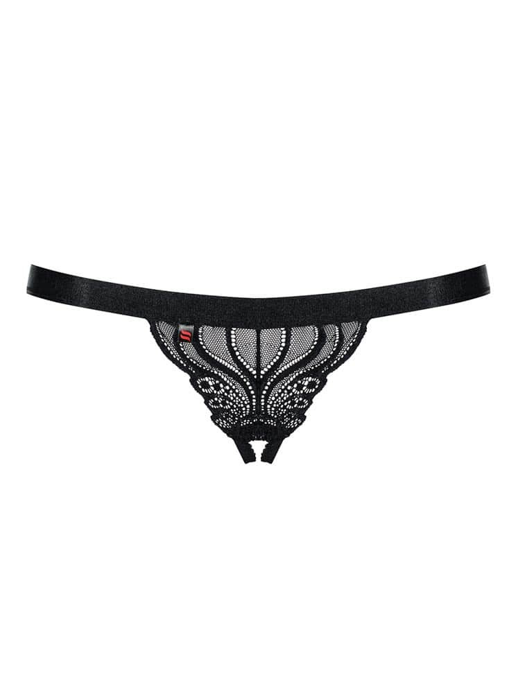 828-THC-1 crotchless thong  S/M - Size S/M