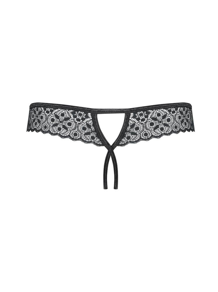 Shibu crotchless thong black L/XL - Size L/XL