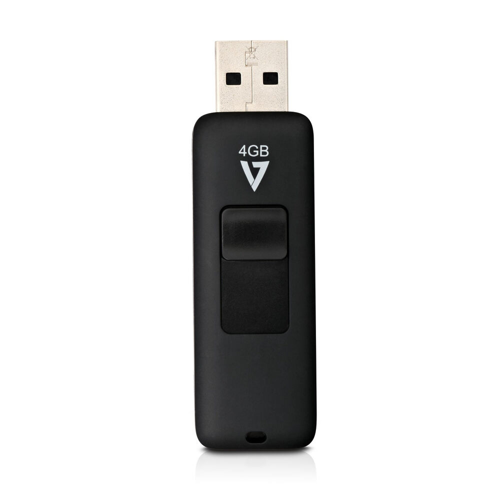 Card de Memorie Micro SD cu Adaptor V7 VF24GAR-3E           Negru 4 GB