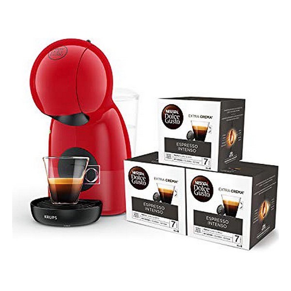 Cafetieră cu Capsule Krups Dolce Gusto Piccolo XS 1600W 0,8 L A - Culoare Roșu