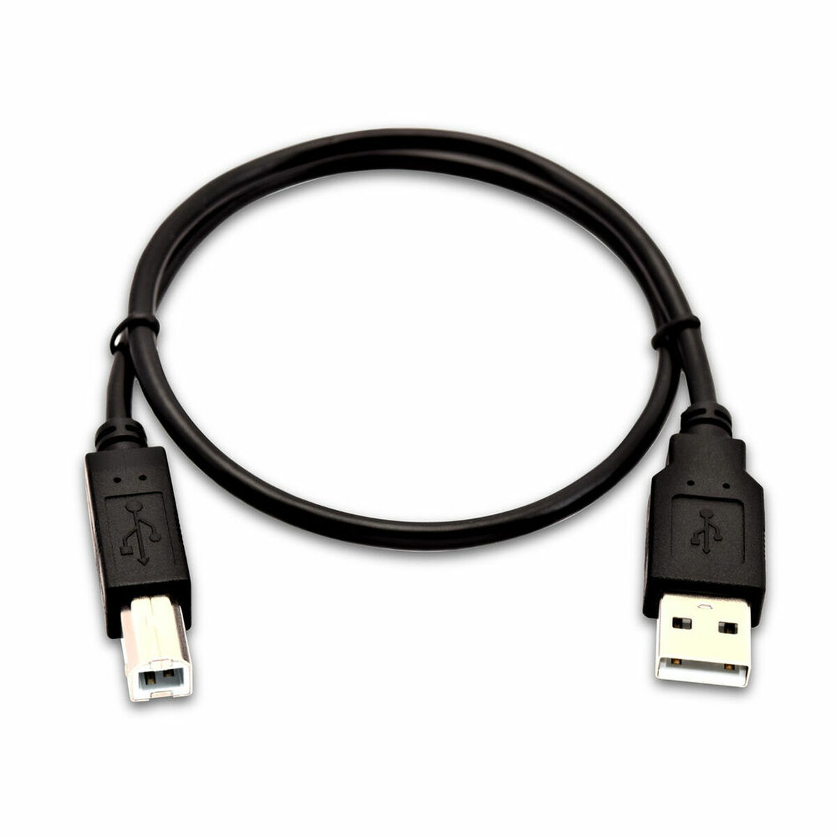 Cablu USB A la USB B V7 V7USB2AB-50C-1E      Negru