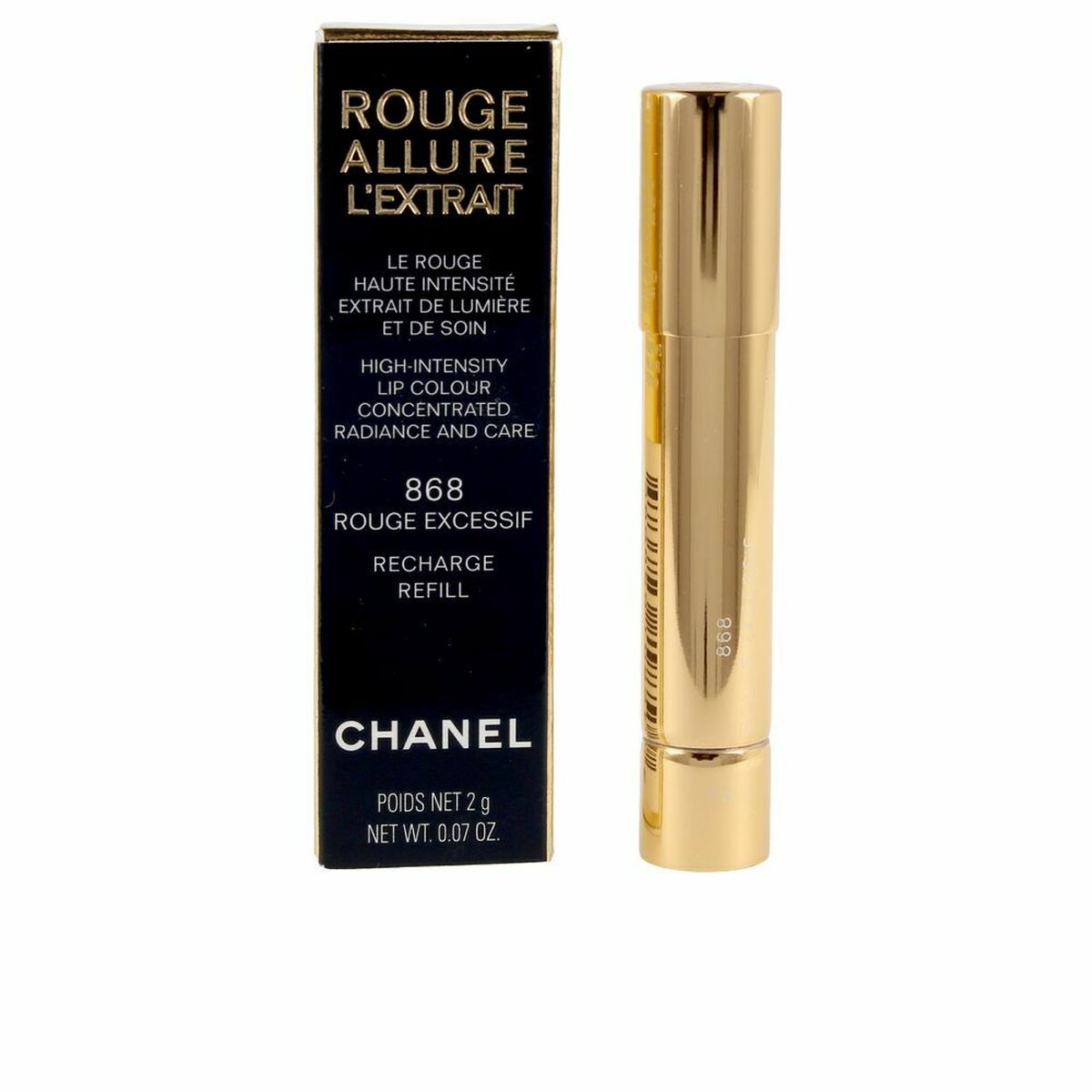 Ruj Chanel Rouge Allure L´Extrait Rouge Excesiff 868 Reumplere