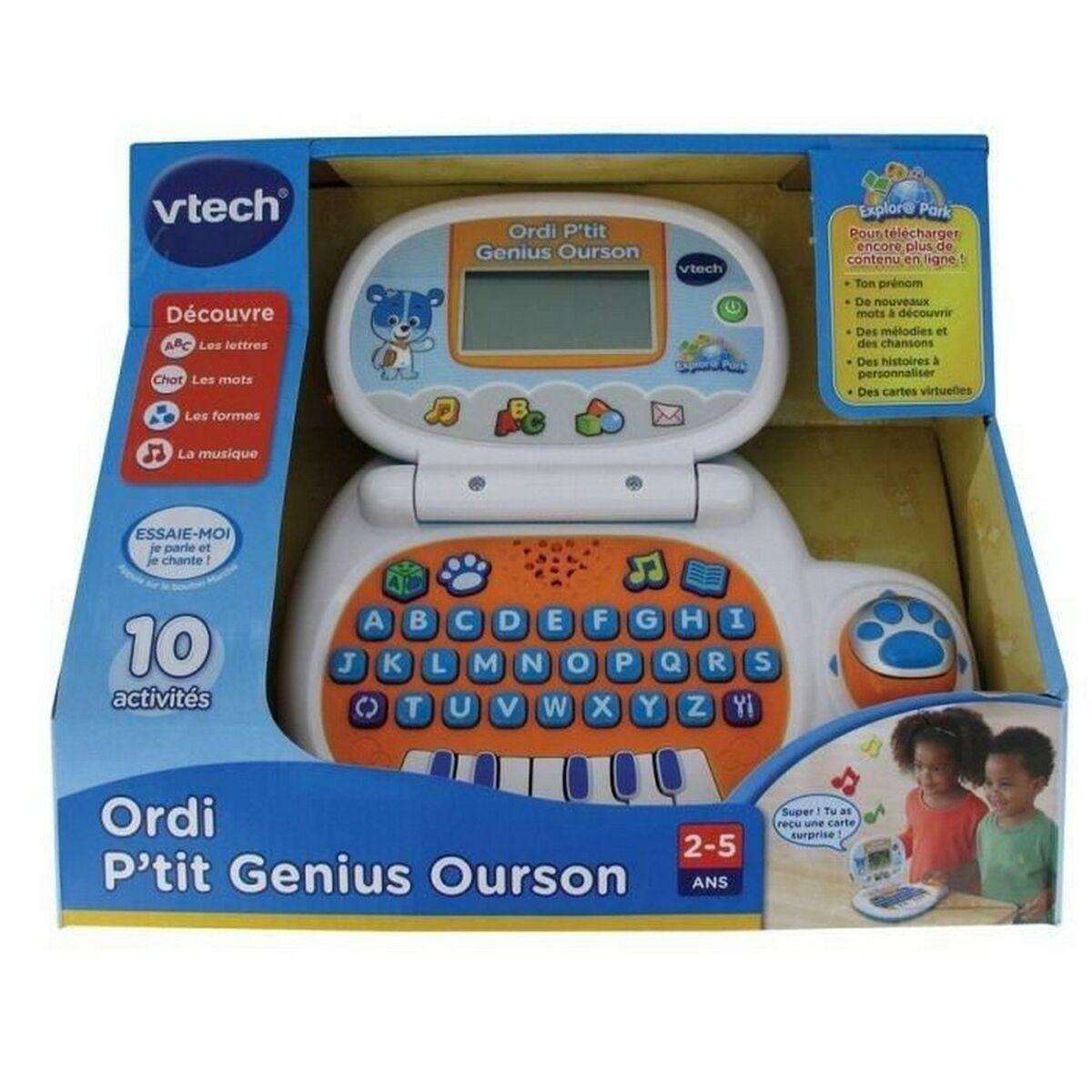 Laptop Vtech Genius Blue Bear 26 x 5,5 x 19,7 cm Jucărie educațională FR