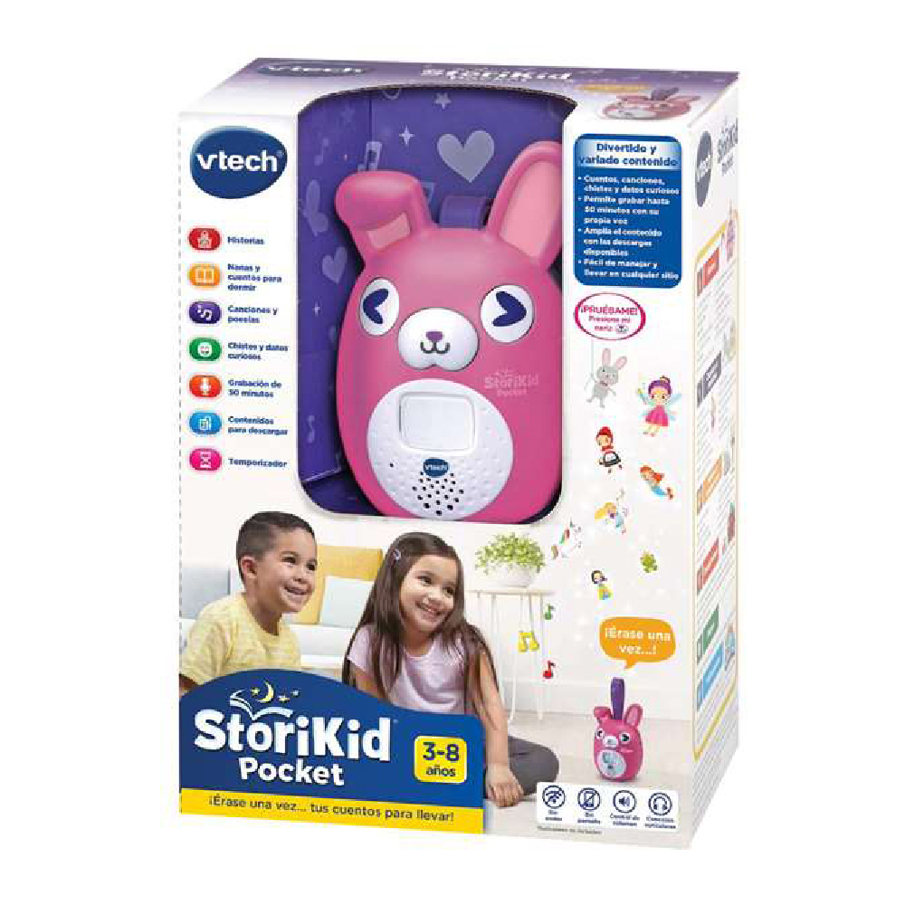 Jucărie interactivă StoriKid Vtech Roz (ES)