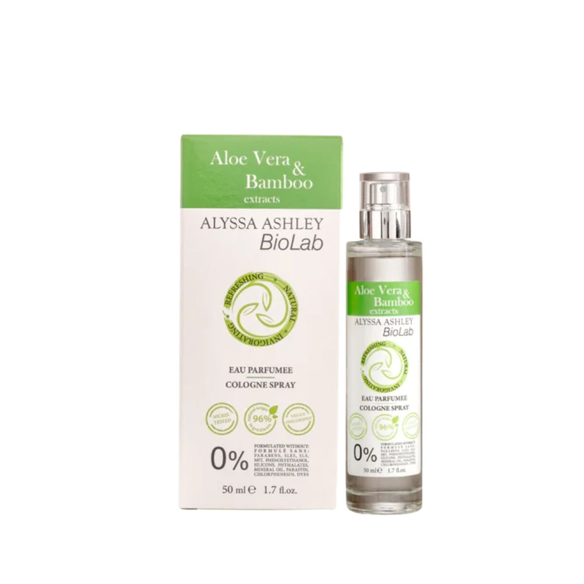 Parfum Unisex Alyssa Ashley EDC Biolab Aloe & Bamboo (50 ml)