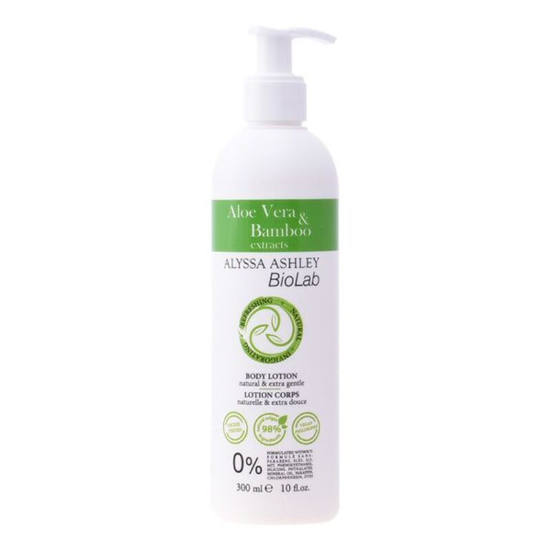 Loțiune de Corp Alyssa Ashley Biolab Aloe & Bamboo (300 ml)