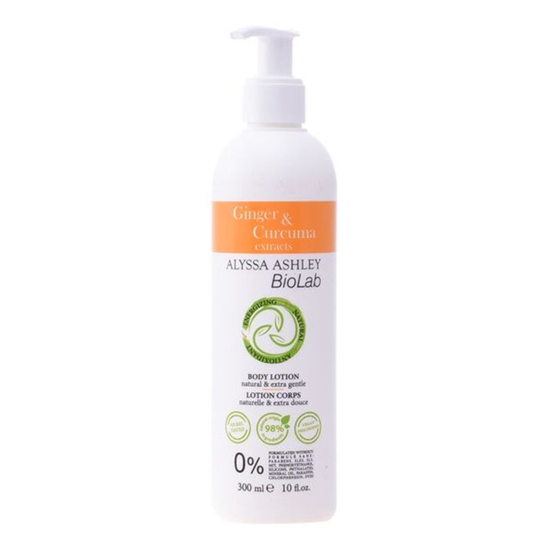 Loțiune de Corp Alyssa Ashley Biolab Ginger & Curcuma (300 ml)