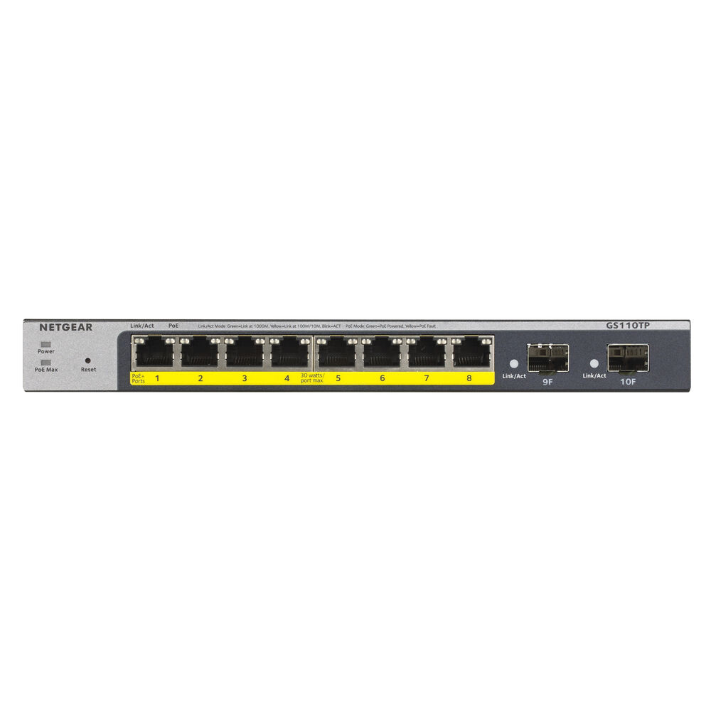Switch Netgear GS110TP-300EUS       Negru