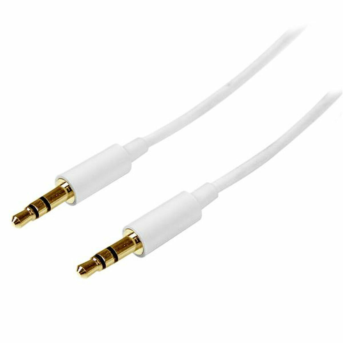 Cablu Audio Jack (3,5 mm) Startech MU2MMMSWH            (2 m) Alb