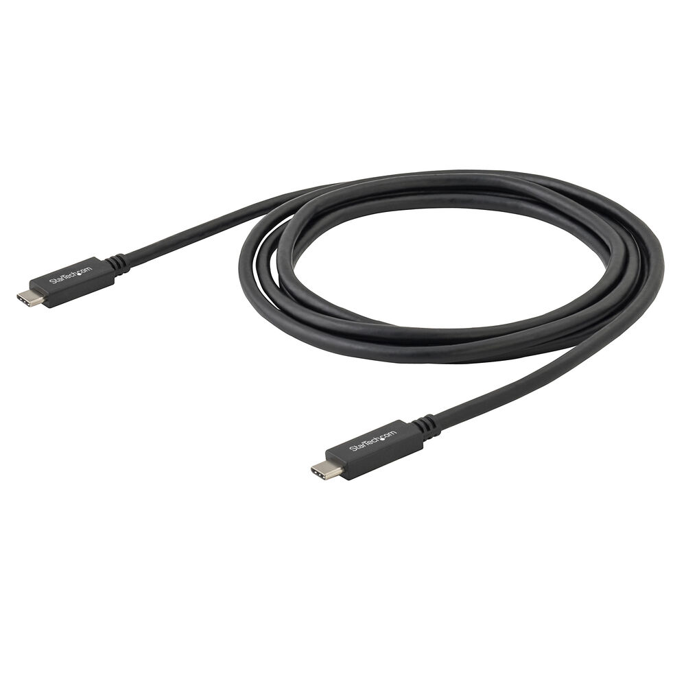 Cablu USB C Startech USB315CC2M           (2 m) Negru