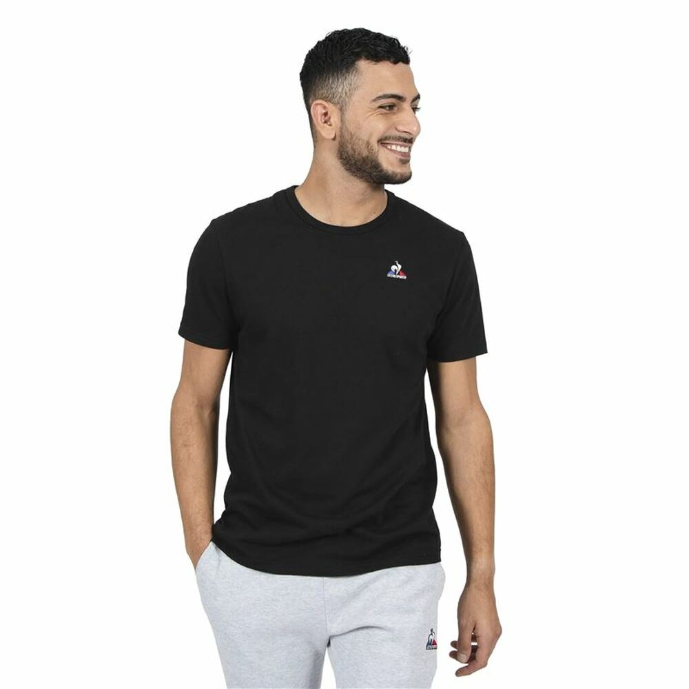 Tricou cu Mânecă Scurtă Bărbați Le coq sportif Essentiels N°3 Negru - Mărime S