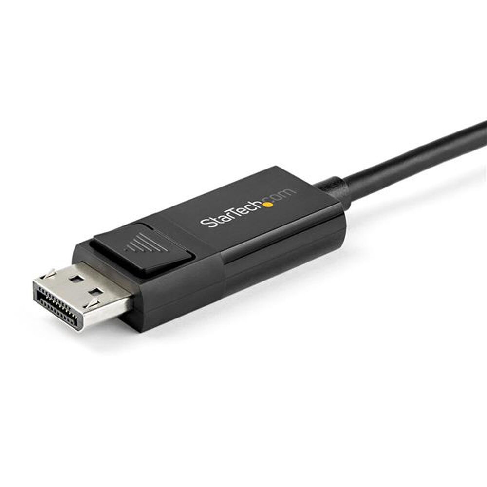 Adaptor USB C la DisplayPort Startech CDP2DP142MBD         (2 m) Negru