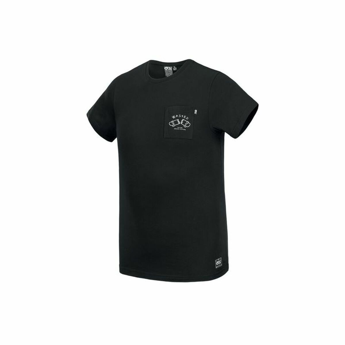Tricou cu Mânecă Scurtă Bărbați Picture Waisted Pocket Negru - Mărime XL