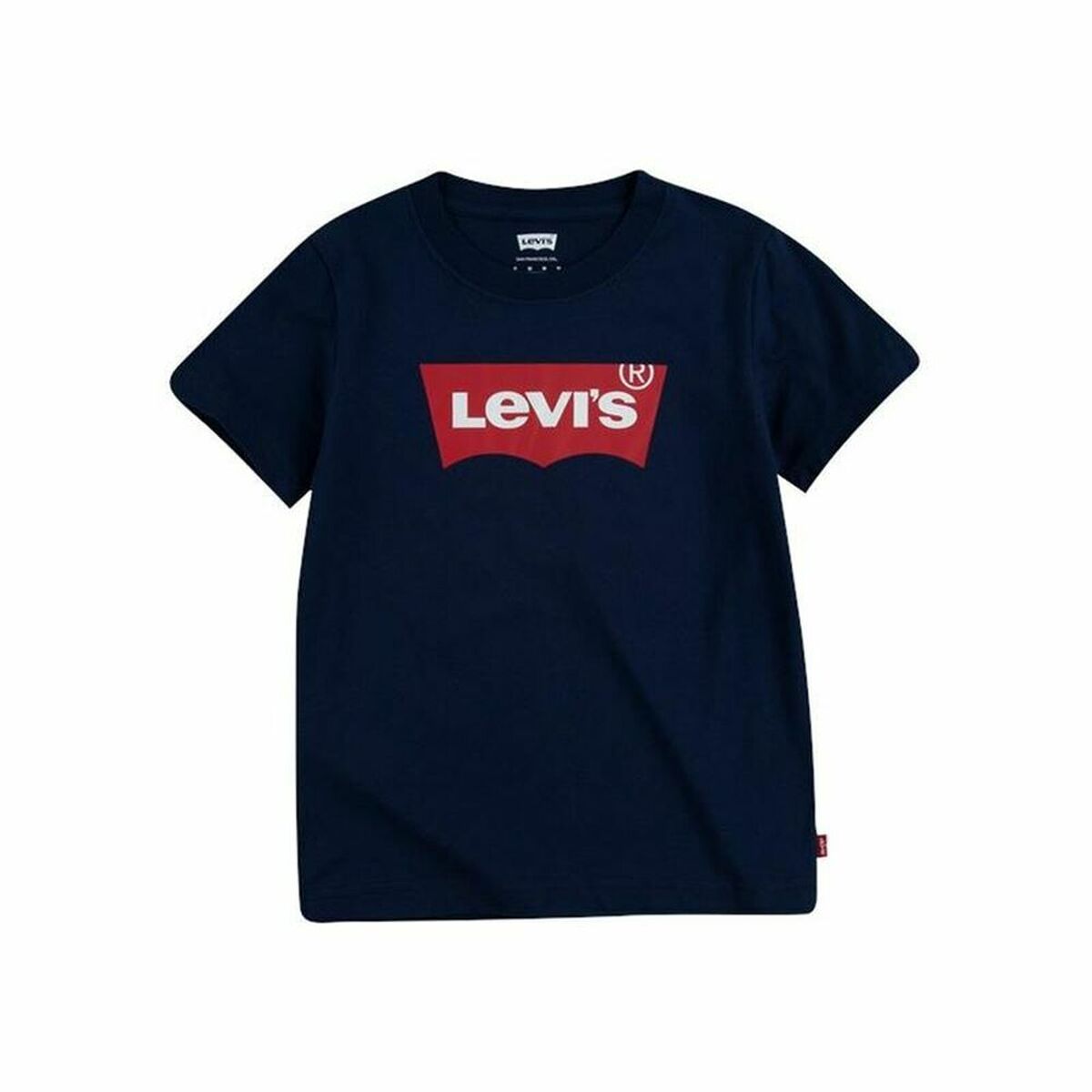 Tricou cu Mânecă Scurtă Copii Levi's E8157 Bleumarin Albastru (3 Ani)