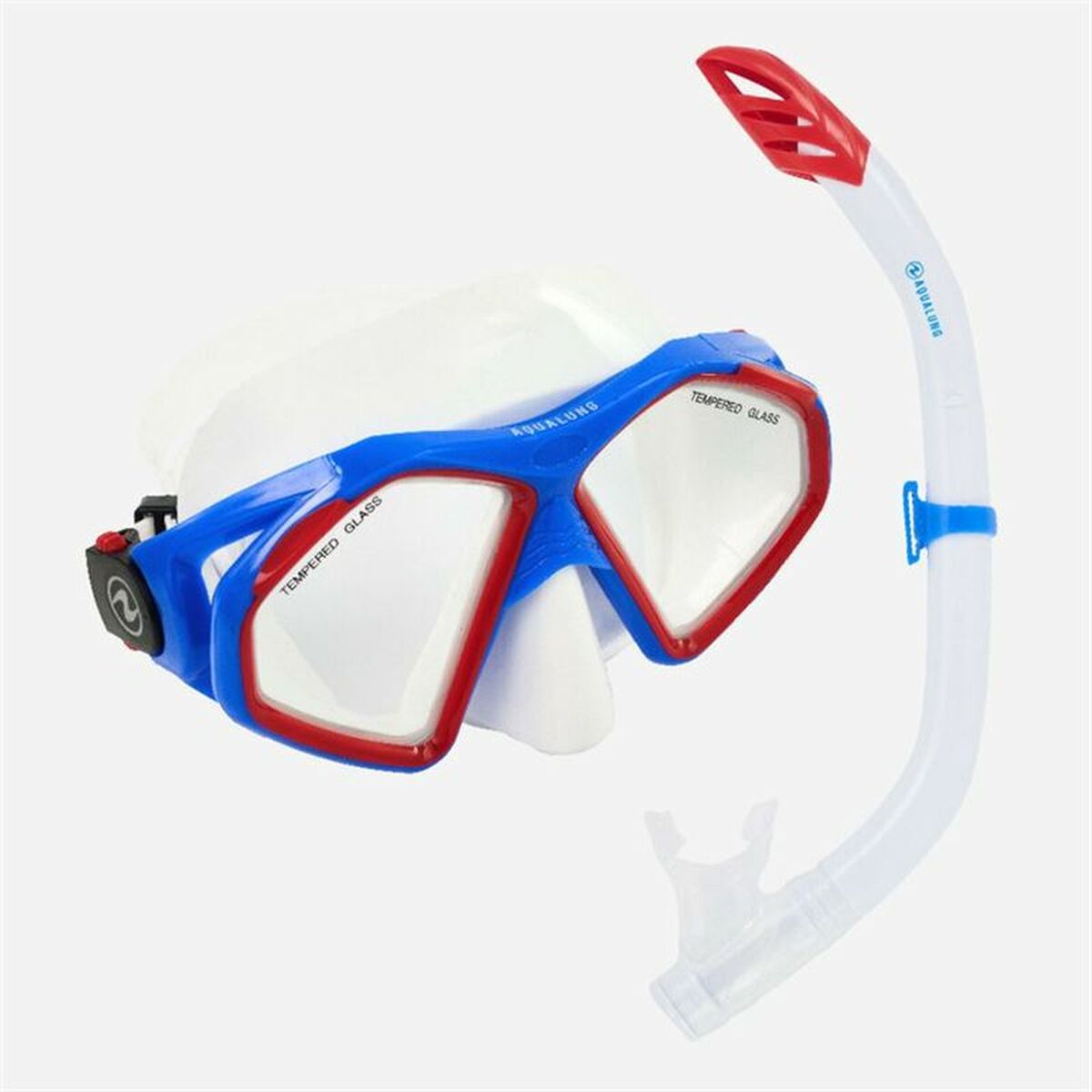 Ochelari de Scufundare cu Tub Aqua Lung Sport Hawkeye Transparent Acvamarin