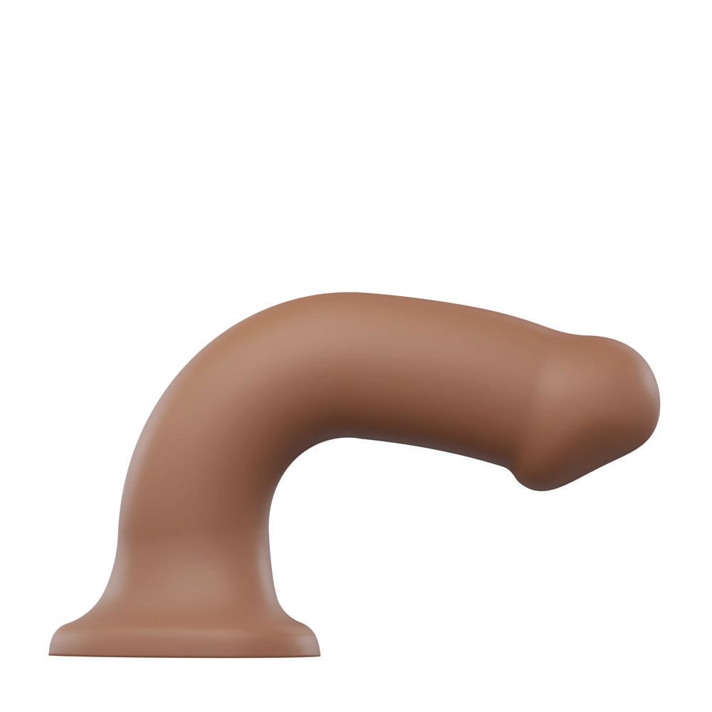 Dildo Dual Density Strap-on-me Caramel Silicon - Mărime L