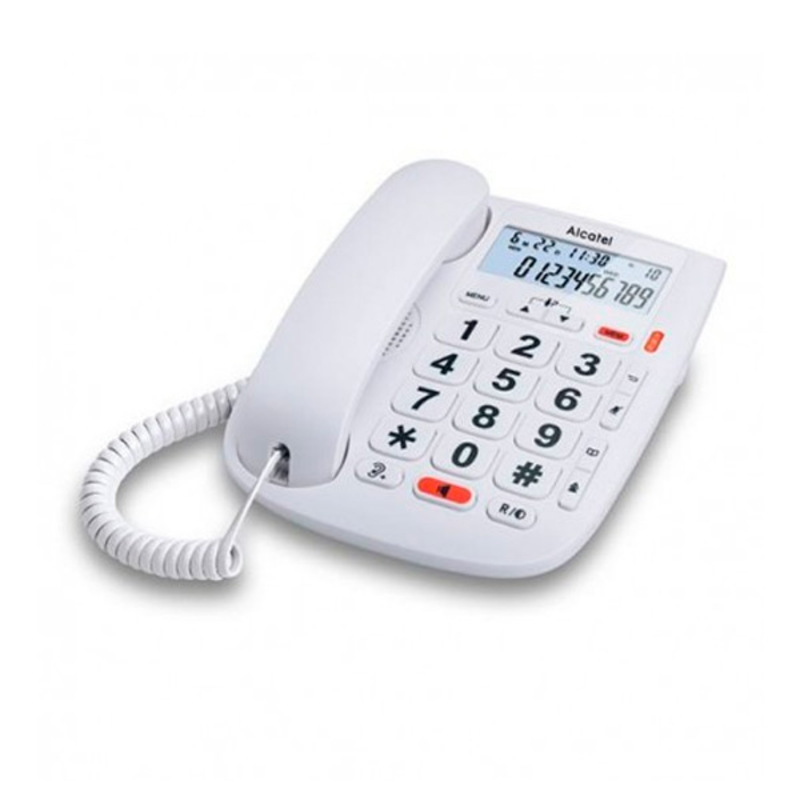 Telefon Fix pentru Persoane Vârstnice Alcatel TMAX20 FR Alb