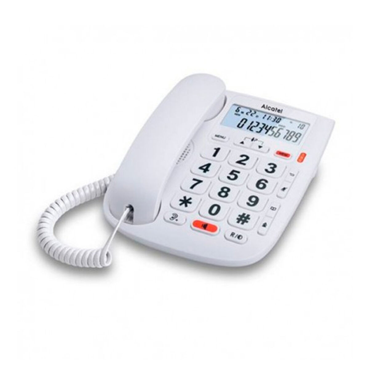 Telefon Fix pentru Persoane Vârstnice Alcatel T MAX 20 Alb