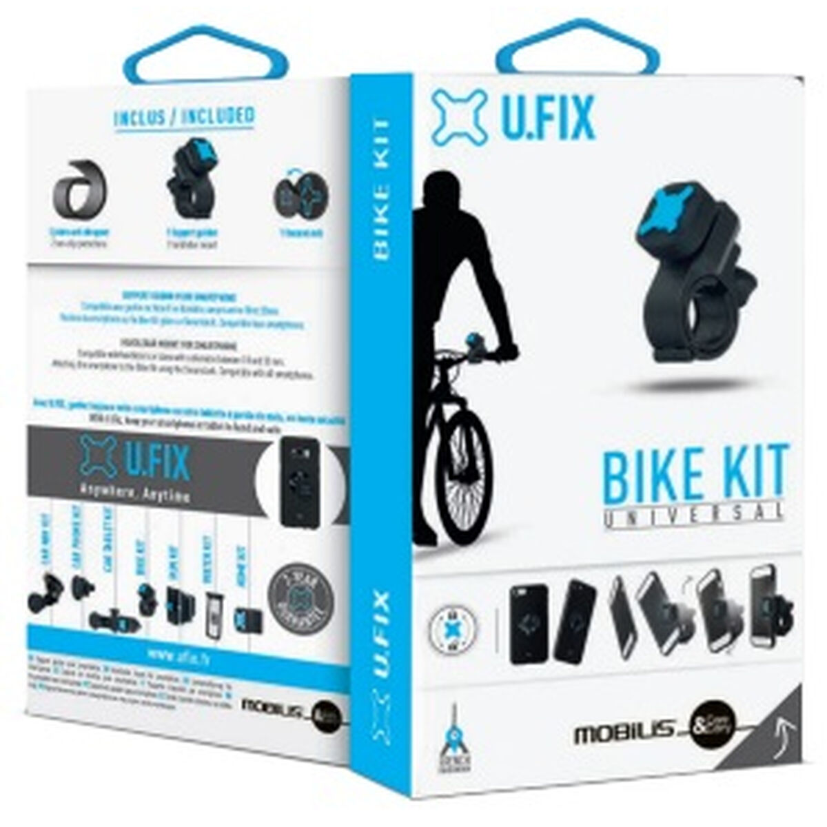 Suport universal pentru smartphone pentru biciclete Mobilis 044002