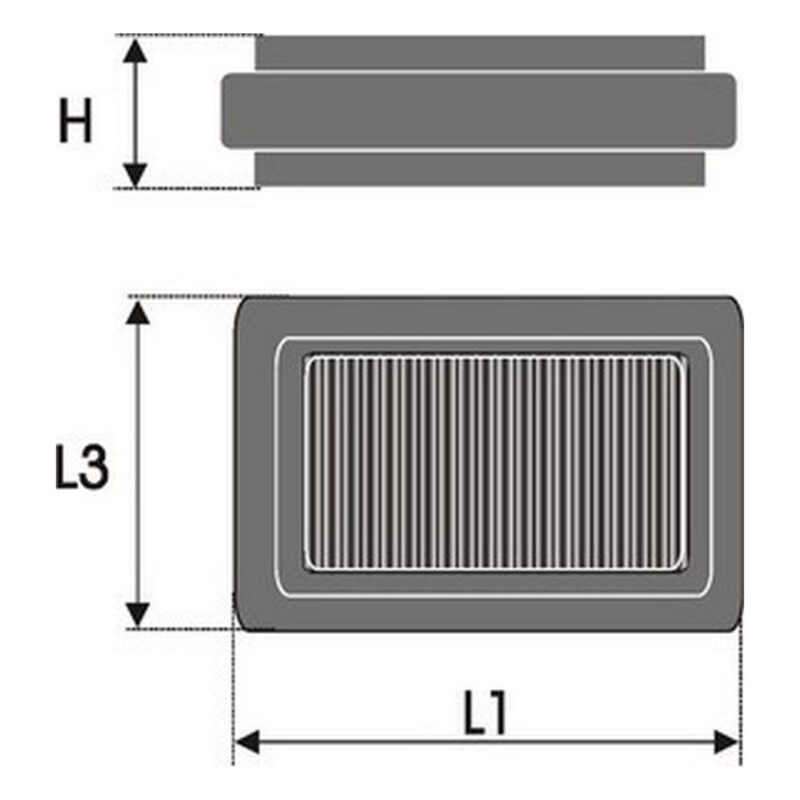 Filtru de aer Green Filters P950334