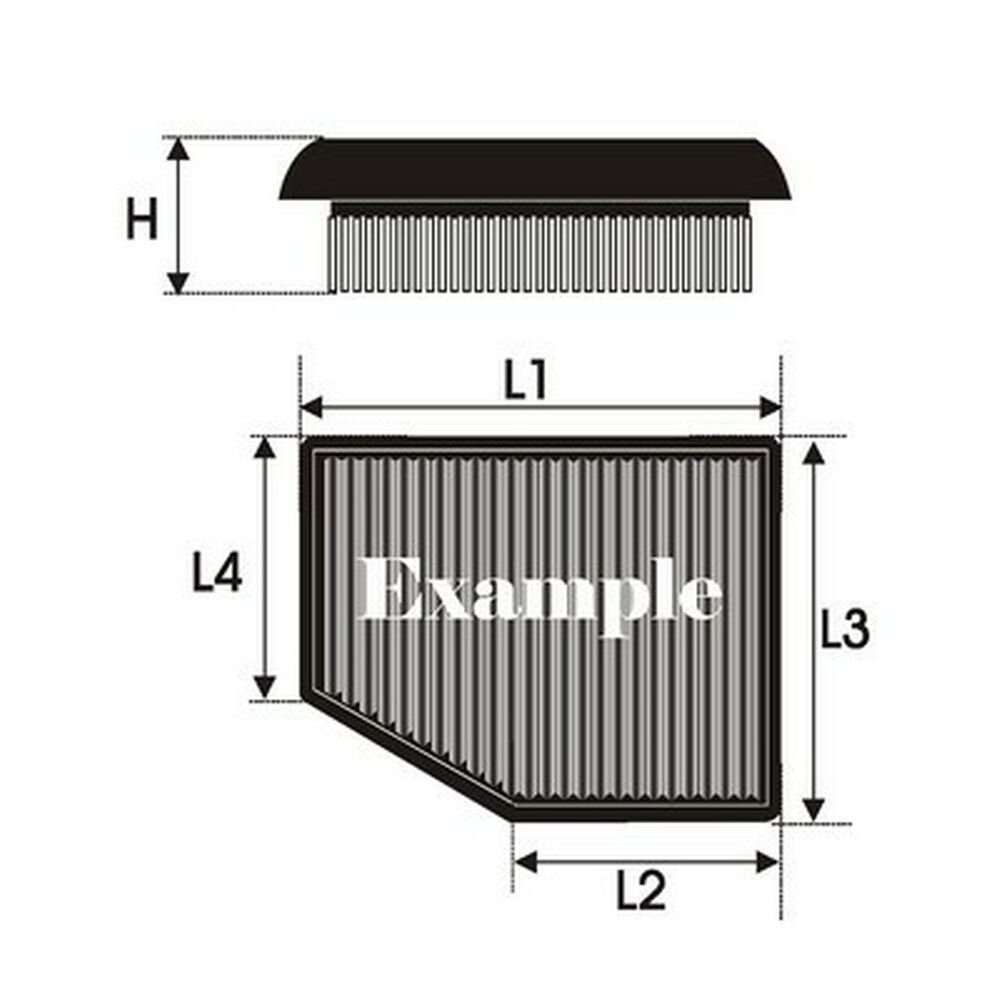 Filtru de aer Green Filters P960520