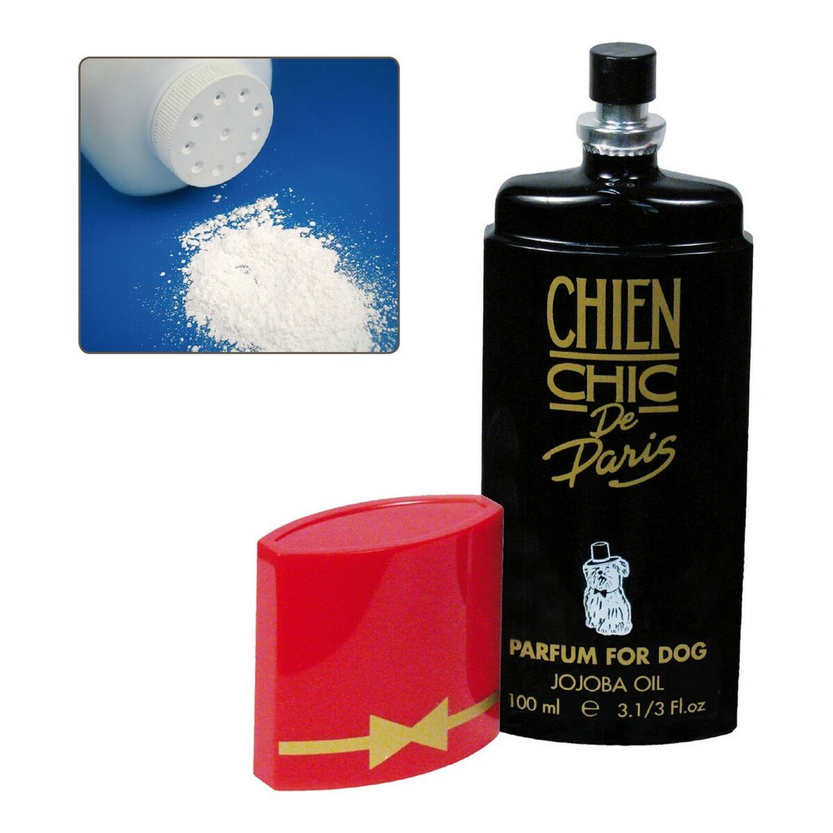 Parfum pentru Animale de Companie Chien Chic Câine Pudră de Talc (100 ml)