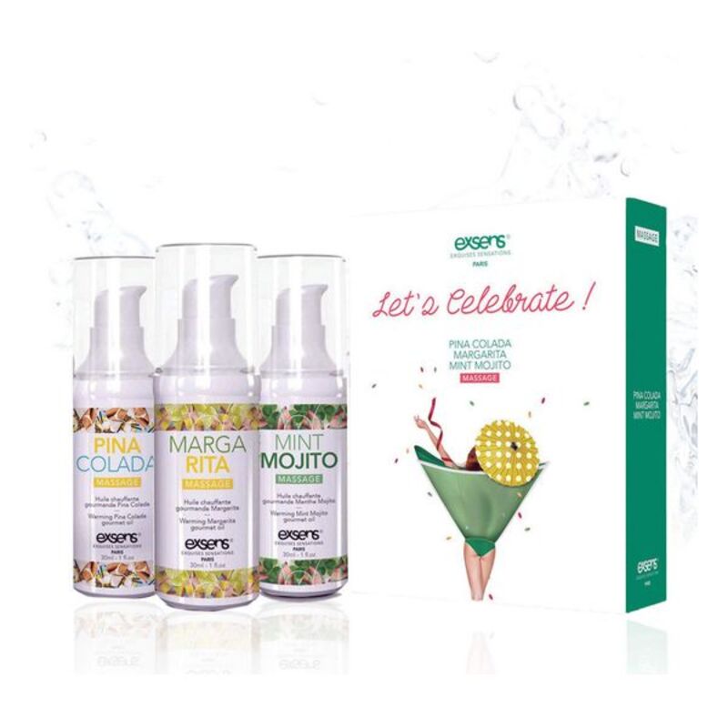 Ulei de Masaj Aromatic Exsens Let's Celebrate (3 pcs)