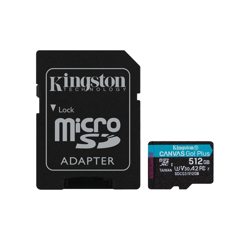 Card de Memorie Micro SD cu Adaptor Kingston SDCG3/512GB          Clasa 10 512 GB UHS-I