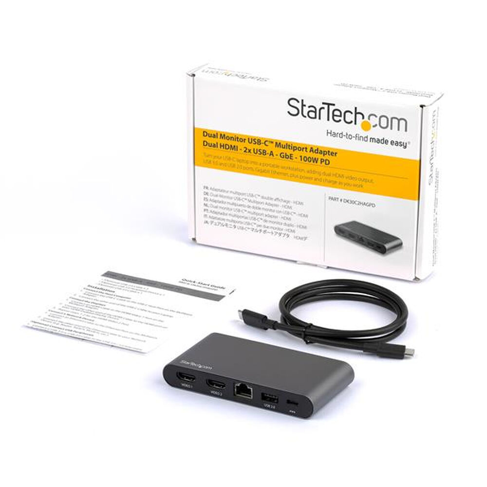 Hub USB Startech DK30C2HAGPD USB-C