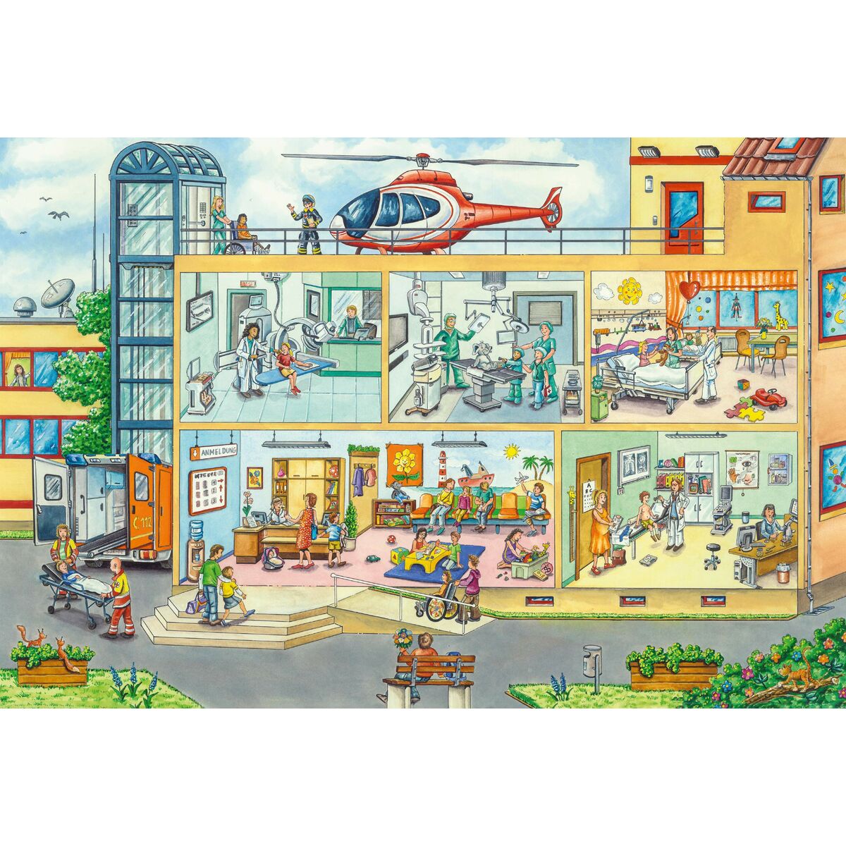 Puzzle Schmidt Spiele Pediatric hospital (40 Piese)
