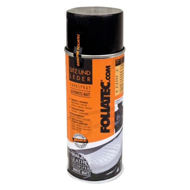 Spray cu vopsea Foliatec 2403 Piele Negru Finisaj lucios (400 ml)