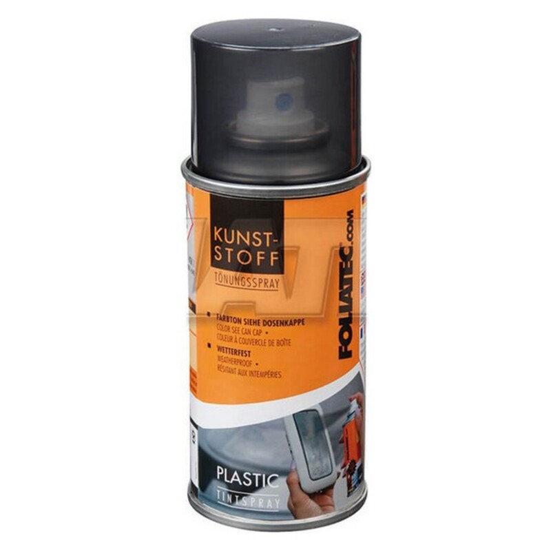 Spray cu vopsea Foliatec 21010 Plastic Lumină interioară Negru/Gri (150 ml)