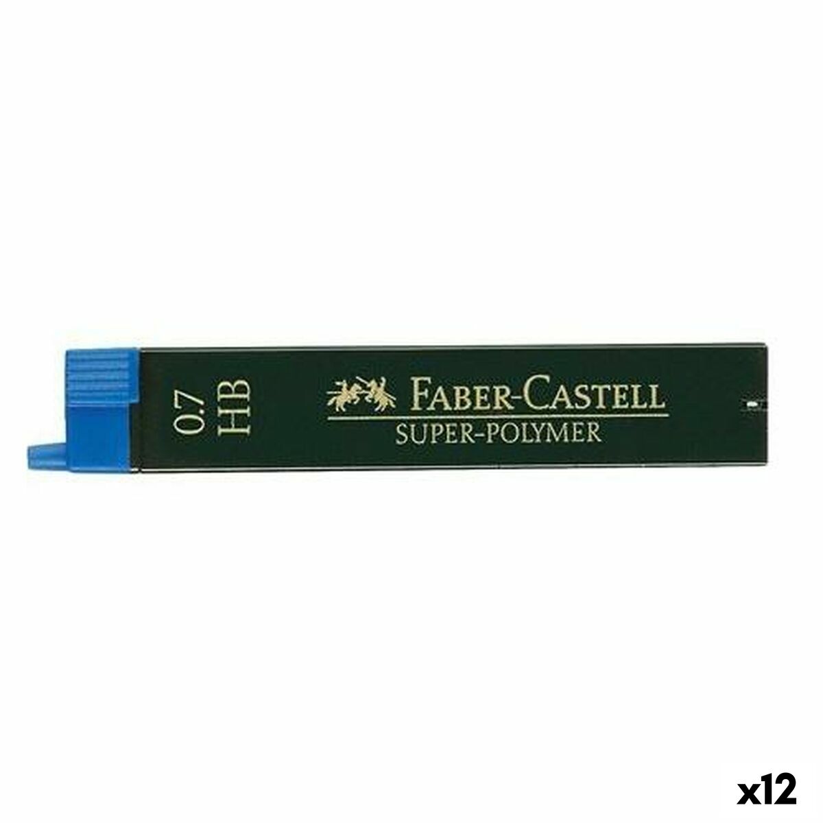 Piese de schimb pentru plumbul creionului Faber-Castell Super-Polymer HB 0,7 mm (12 Unități)